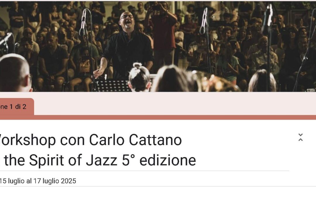 Workshop “In The Spirit Of Jazz”